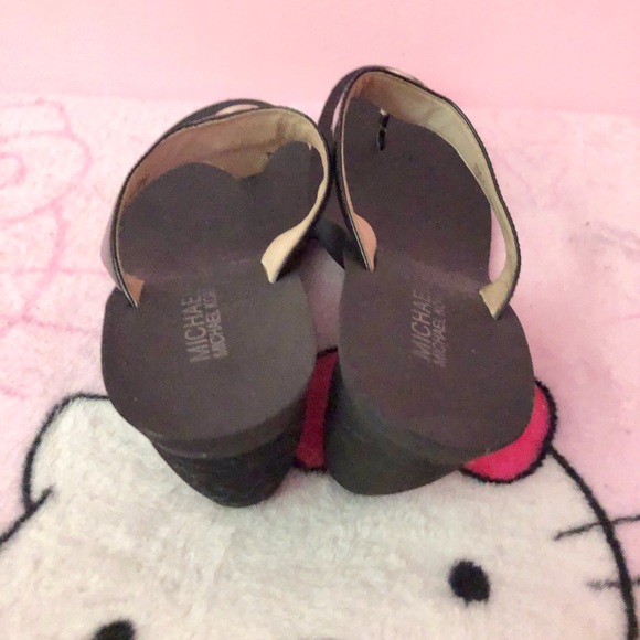 y2k micheal kors flip flops high heels/ platform - Picture 2 of 8